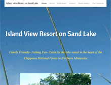 Tablet Screenshot of islandview-resort.com